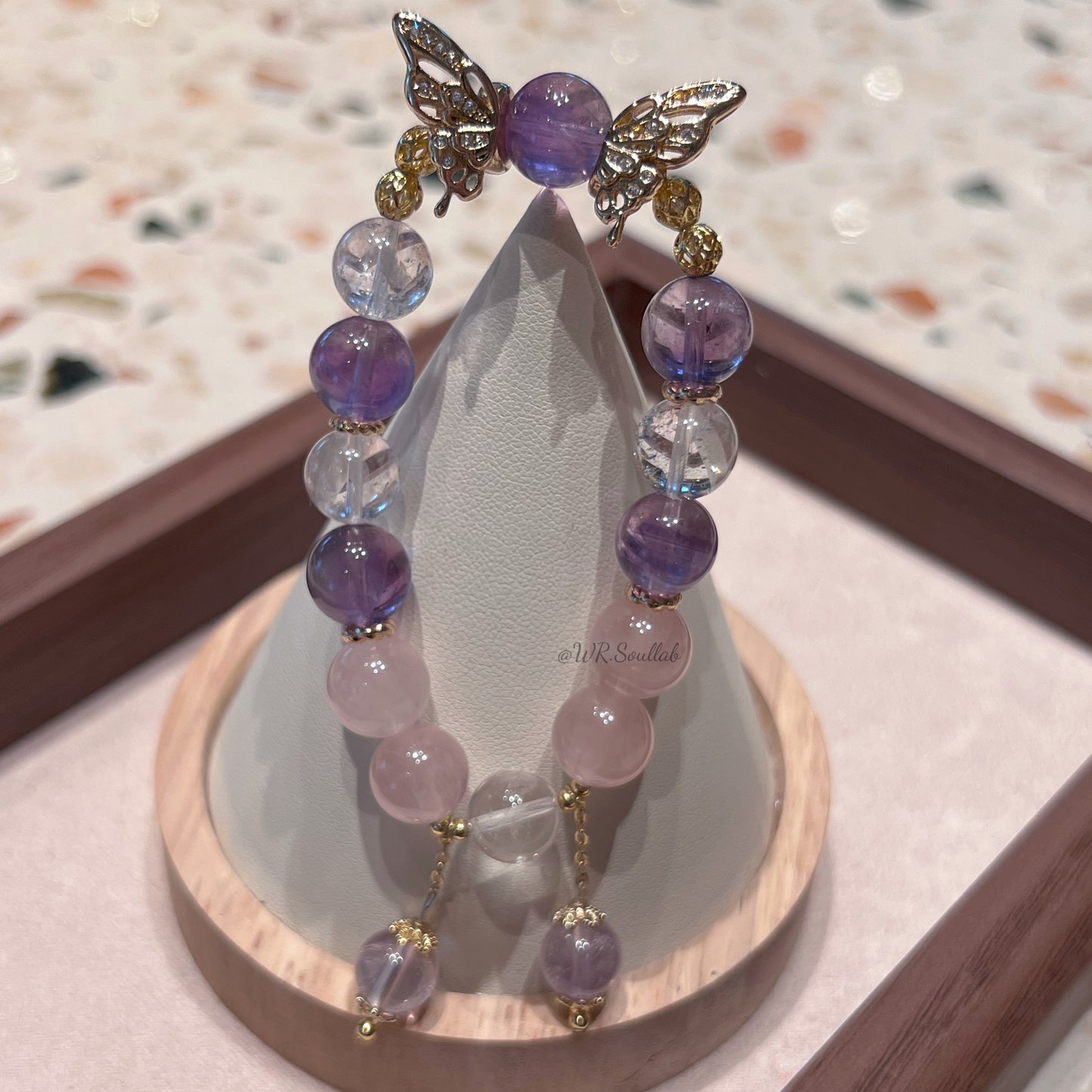 Purple Dream Design Crystal Bracelet