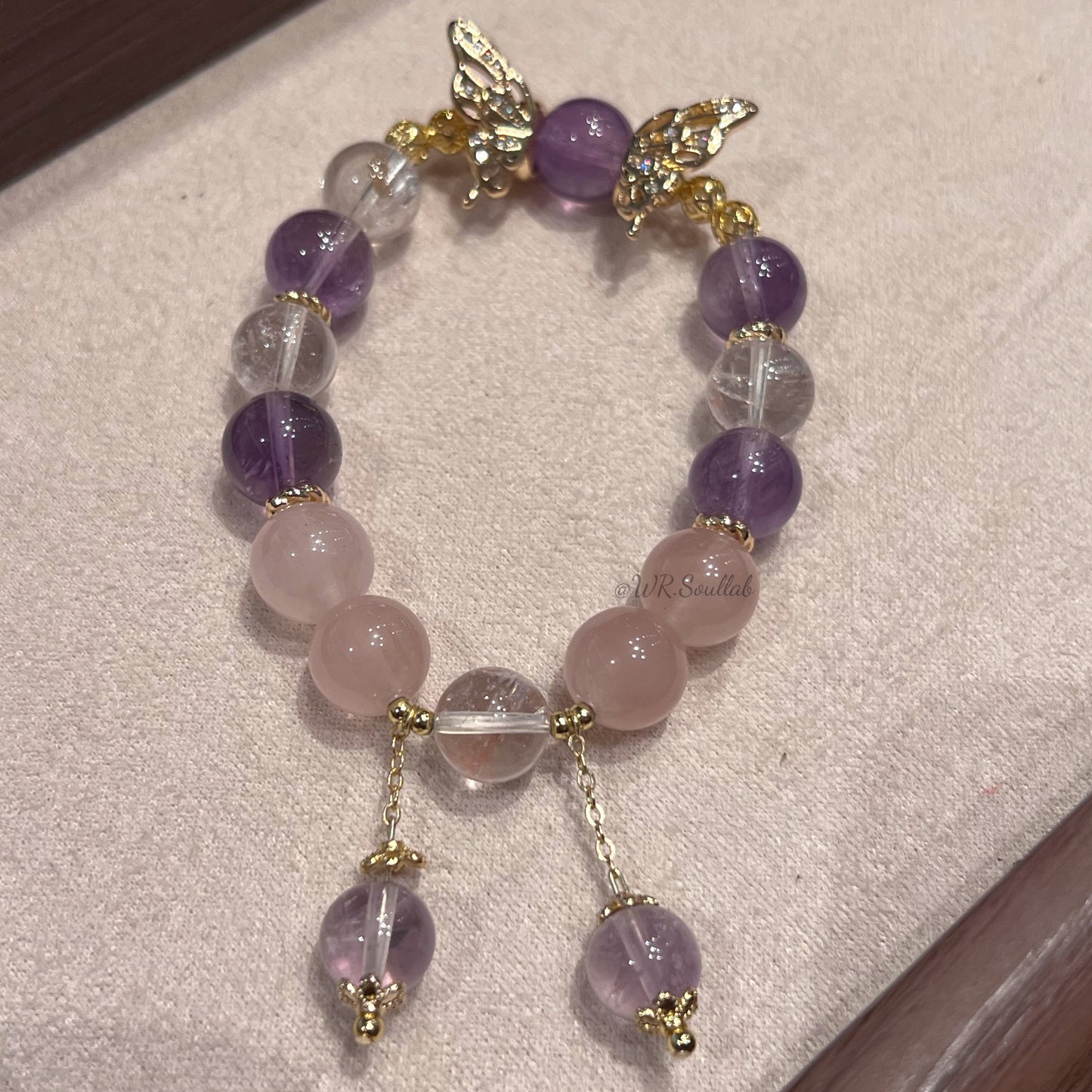 Purple Dream Design Crystal Bracelet