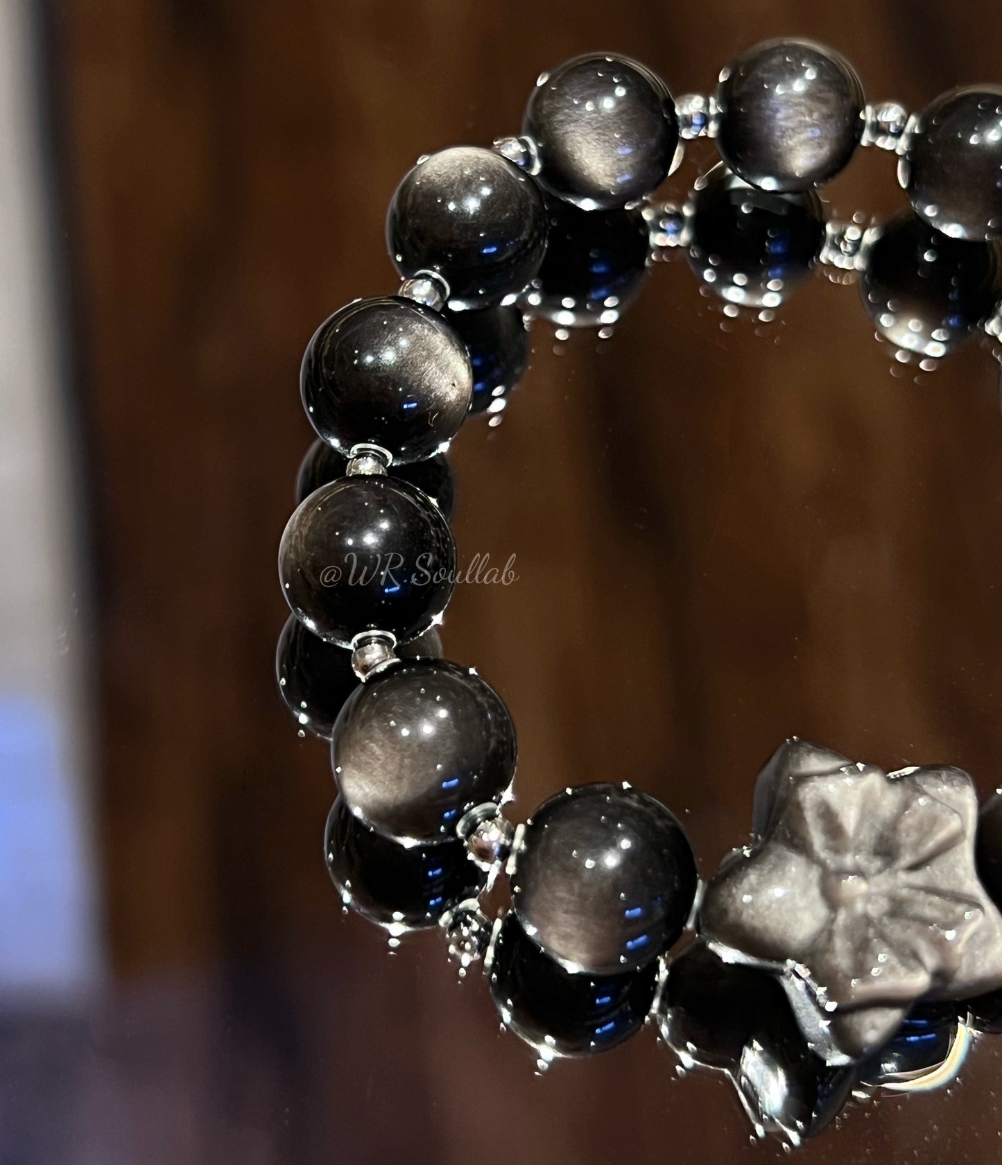 Bright Starlight Silver Stone Design Crystal Bracelet